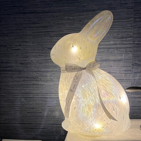 Iridescent Ceramic Bunny Figurines - Picture 10 of 15